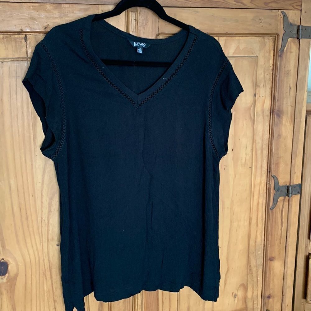 Black Buffalo short sleeve top with detail